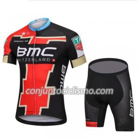 Conjunto Maillot + Culotte Corto 2018 BMC Racing Team N002